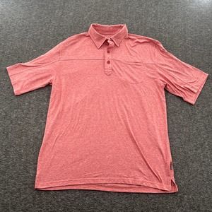 Simms Guide Series‎ Polo Shirt Mens M Salmon Fishing Performance Outdoor SS EUC